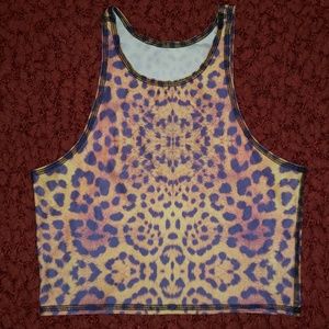 Teeki print mermaid tank